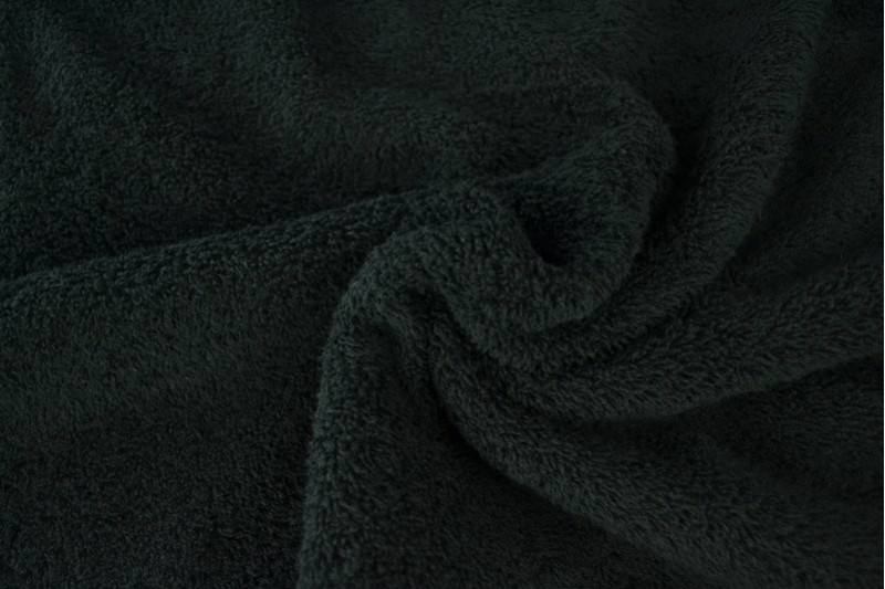 Tissu Éponge de Coton tissu éponge noir